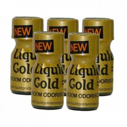 Poppers Liquid Gold 10ml 5 Flesjes