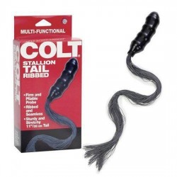 Colt Stallion Tail - Ribbed - Dildo Anaal